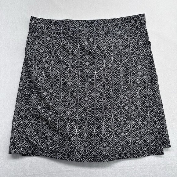 Ripskirt Hawaii Wrap Adjustable Skirt Size Medium Black White Geometric Beach - Picture 1 of 8